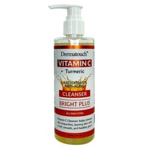 DERMATOUCH Vitamin C + Turmeric Cleanser, 8 fl oz - Made in America $25